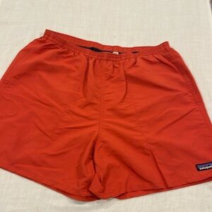 B1724 Patagonia Men’s Baggies Shorts Swim Trunks NetPlus Shell Coral S-L Lined